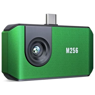 AMPBANK Camera Thermique Android, 512x384 TISR Résolution Caméra Thermique Infrarouge avec Analyse 3D, 25Hz Taux de Rafraîchissement, -20℃ à 450℃, pour les Smartphones, Tablettes Android et PC