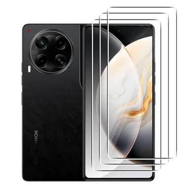 Jinyunlai Lot de 3, Verre Trempé pour Tecno camon 30 5G, Film Protection écran - Anti Rayures - sans Bulles d'air -Ultra Résistant (HD Ultra Transparent) Dureté 9H Glass