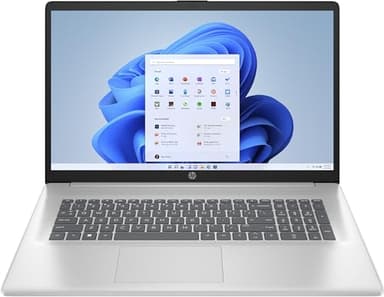 HP 17-cp3001sf, 17.3", 1920 x 1080 Pixels, AMD Ryzen 7-7730U, 16Go, 512Go SSD, Windows 11 Home, Argent Naturel