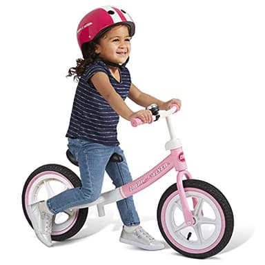 Radio Flyer Draisienne Air Ride, vélo pour Tout-Petits, 1,5 à 5 Ans, draisienne Rose et Blanc
