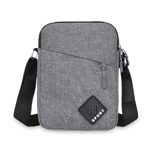 Aucuu Sac Bandoulière Hommes, Sac de Poitrine Homme, Sac à Bandoulière Étanche, Sacoche Homme Bandouliere, Shoulder Bag Grande Capacité pour Usage Quotidien Voyage Randonnée et Sports