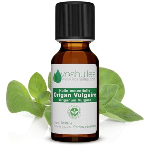 Voshuiles - Huile Essentielle Origan - 10ml - 100% Pure et Naturelle - HEBBD - Utilisation en Massage dans Huile Végétale - Parfum Très Aromatique - Traçabilité et Qualité - Entreprise Française