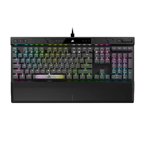 CORSAIR K70 MAX RGB Magnetic Clavier de Jeu Mécanique Filaire - MGX Switches Réglables - PBT Double-Shot Keycaps - Rapid Trigger Mode - Compatible iCUE - PC, PS5, PS4, Xbox - AZERTY FR - Gris Acier