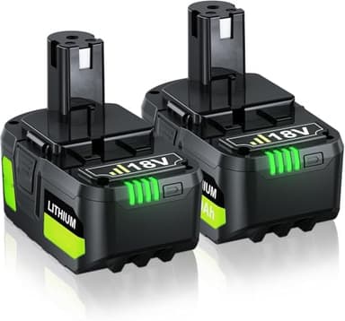 2X 18V 5.5Ah/5500mAh Batteries au Lithium P108 pour P108 RB18L40 P108 RB18L25 P108 RB18L15 RB18L13 P107 P108, P122 P104 P105 P102 P103