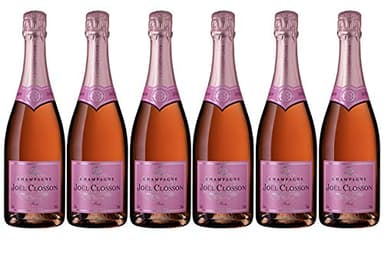 Lot de 6 Bouteilles de Champagne ROSÉ - Joël CLOSSON® - DIRECT PRODUCTEUR
