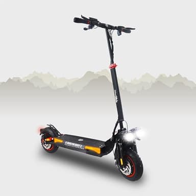 UrbanGlide Trottinette électrique Adulte E-Cross Pro Boost 2 – 50 km autonomie – 2x800W – Tout Terrain