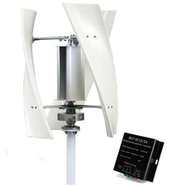 Wind Turbine 3000W/8000W 12V/24V/48V 220V Générateur D'énergie éolienne Verticale, Petites éoliennes Domestiques à Lévitation Magnétique pour Terrasse, Camping-Car, Chalet,3000W-220V
