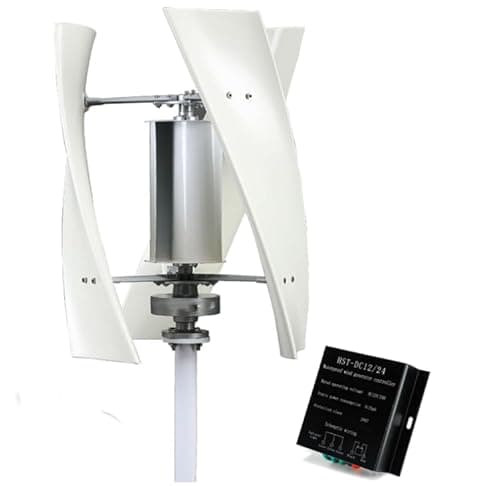 Wind Turbine 3000W/8000W 12V/24V/48V 220V Générateur D'énergie éolienne Verticale, Petites éoliennes Domestiques à Lévitation Magnétique pour Terrasse, Camping-Car, Chalet,8000W-220V