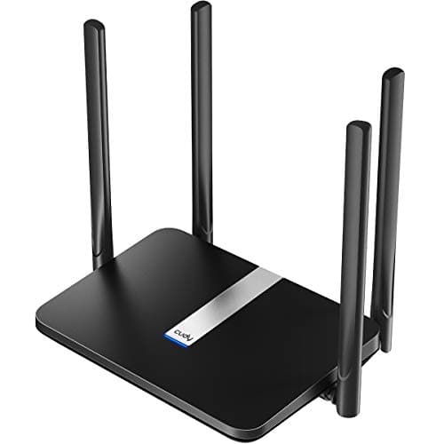 Cudy Routeur AC1200 Mbps Double Bande 4G LTE, 867Mbps (5GHz) + 300Mbps (2,4GHz), 150Mbps LTE cat4 Speed, 4 Ports RJ45 10 / 100Mbps, 4 Antennes, FDD et TDD, DDNS, VPN, SIM Plug and Play