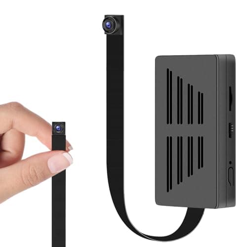 Biddsgg Caméra Espion Mini caméra 64G HD 1080P Portable Caméra Ccachée avec Ddétecteur de Mouvement pour la Surveillance Complète à l'intérieur et à l'extérieur