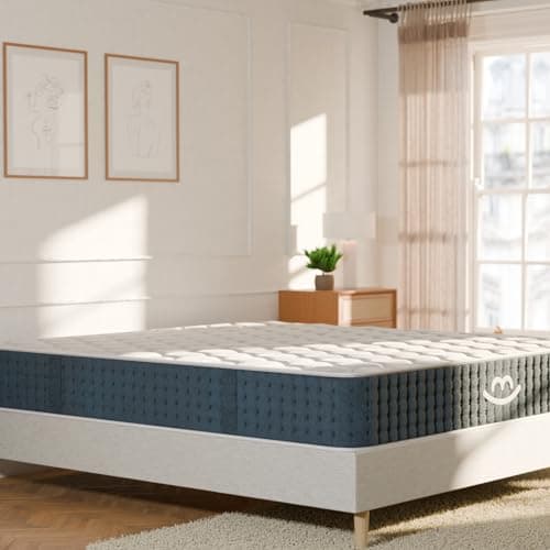 Morphea France Matelas Premium Hybride 160x200cm | Épaisseur 26 cm | Soutien Ferme pour Mal de Dos | Accueil Tonique | Mousse à mémoire Forme & Ressorts ensachés | 7 Zones de Soutien