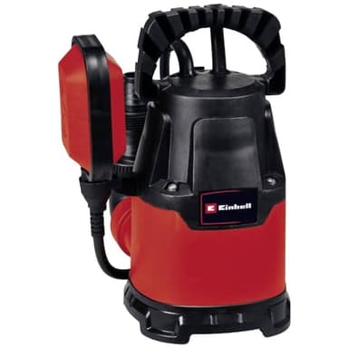 Einhell Pompe d’évacuation pour eaux claires GC-SP 2275 (220 W, 7 500 L/heure, hauteur de refoulement max. 6 m, aspiration à plat jusqu’à 5 mm)