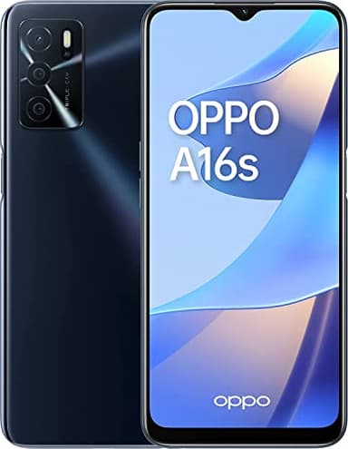 Oppo A16s Smartphone 64 Go, 4 Go RAM, Dual SIM, Charge Rapide 10 W - Noir - Vdf Libre