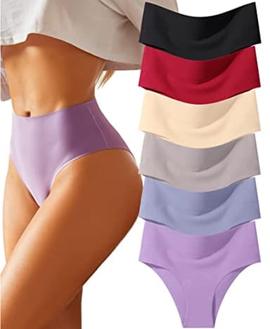 BeReady Culotte Gainante Femme Ventre Plat Invisible Culotte sans Couture Femme Taille Haute Slips sous-vêtements pour Femmes Lot de 6 S-XXL