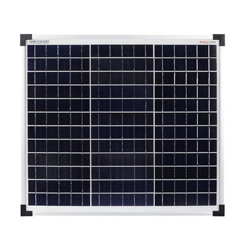 Enjoy solar Poly 30 W 12V Panneau solaire polycristallin Panneau solaire photovoltaïque idéal pour camping-car, abri de jardin, bateau