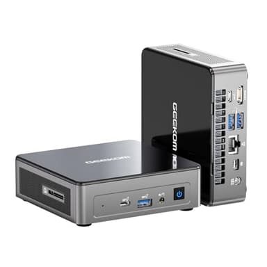 GEEKOM Mini PC Air12, Ιntel Alder Lake N150 (jusqu'à 3.6GHz) 16 Go DDR5, 512 Go SSD PCIe, WiFi6, BT5.2, 8K Triple Affichage, Windows 11, Mini Ordinateur de Bureau Compact avec Emplacement SD
