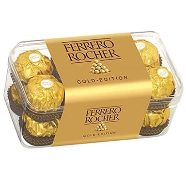 Ferrero Rocher Gold-Edition 16 pezzi Chocolat au lait avec noisettes 200 g
