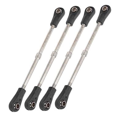 Biellette de Direction de Bras de Suspension Supérieur Arrière Réglable pour Camion de Voiture 1/10 RC, Ensemble de Maillons de Direction en Alliage Métallique [passionnés de