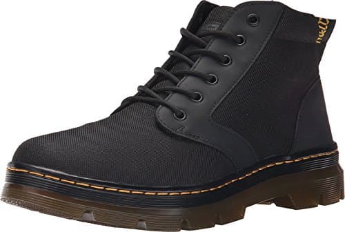 Dr. Martens Mixte 6 Eye Boot Rangers, Black Extra Tough Nylon Black Rubbery, 42 EU