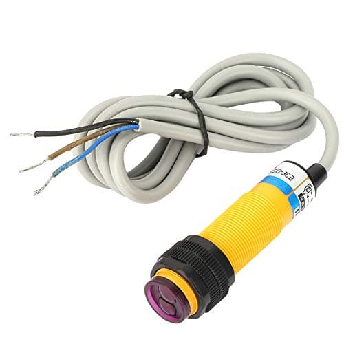 E3F-DS10P1 Commutateur photoélectrique infrarouge 10cm Capteur de proximité à distance inductive M18 Capteur de commutation photoélectrique à rayons infrarouges Capteur à 3 fils