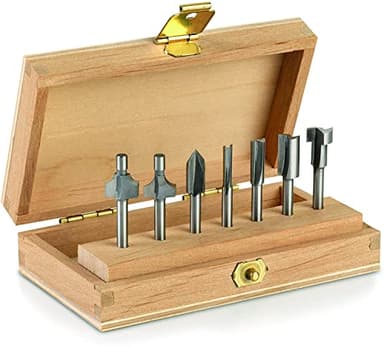 Dremel 26150660JA Coffret de 7 Fraises à défoncer Gris