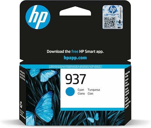 HP 937 Cartouche Encre Authentique Cyan