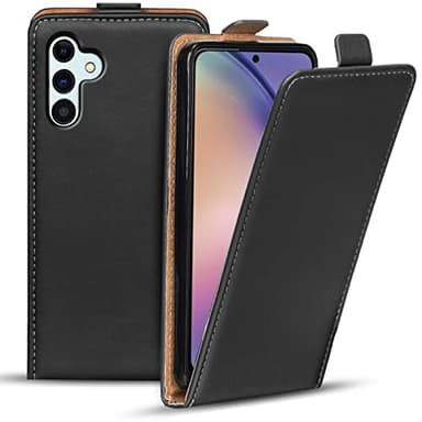 Verco Étui de protection à rabat pour Samsung Galaxy A54 5G - À rabat vertical - Noir