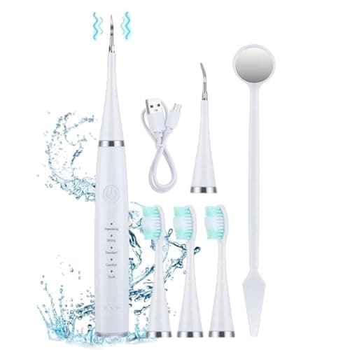 Veloury Détartreur Dentaire & Brosse à Dents Électrique 2 en 1 | Accessoires pour Hydropulseurs et Irrigateurs Idéal pour Détartrage Dentaire | Élimine 99% du Tartres et Plaques