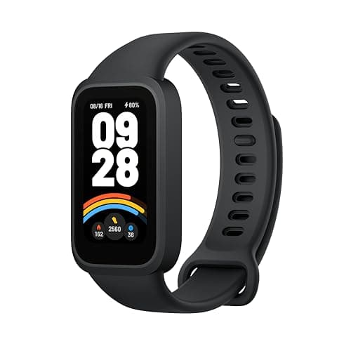 Xiaomi Smart Band 9 Active - Bracelet Connecté avec Écran AMOLED, Suivi d'Activité et de Santé, Résistant à l'eau 5 ATM, Autonomie Longue Durée - Noir