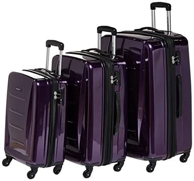 Samsonite Winfield 2 Valise Rigide à roulettes pivotantes, Violet, 3-Piece Set (20/24/28), Winfield 2 Valise Rigide avec roulettes pivotantes
