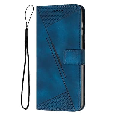 Ucikov Étui pour Tecno Camon 20 Premier,Coque Synthétique Cuir Antichoc Robuste Pliable Premium Wallet Carte Fentes Douce Clapet Bourse Housse pour Tecno Camon 20 Premier,Bleu