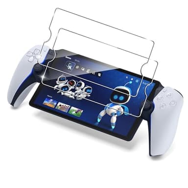 FDHYFGDY pour Sony PS5 Playstation Portal Verre Trempé Membrane,【2 Pièces】 9H Dureté Résistant aux Rayures, sans Bulles Anti-Empreintes HD Protection DéCran