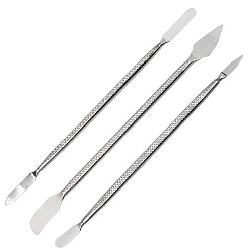 YEYIT Métal Spudger Set,3 Pièces Outils de Démontage D'ouverture de Spudger en Métal a Double Extrémité Kit d'outils de Réparation de Téléphone Portable/IPad/Tablette/Ordinateur Portable