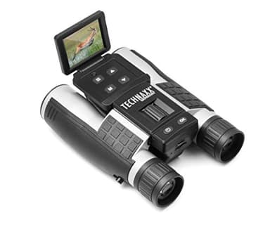 Technaxx Allemagne Caméra numérique binoculaire 2.8 ''affichage 1080P grossissement 12X enregistreur photo vidéo Nature WildCam TX-142