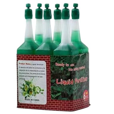 Engrais liquide hydroponique magique, 6PCS Nutriments hydroponiques, 38 ml de solution nutritive Plantes de maison pour plantes maison en pot, fleurs, légumes