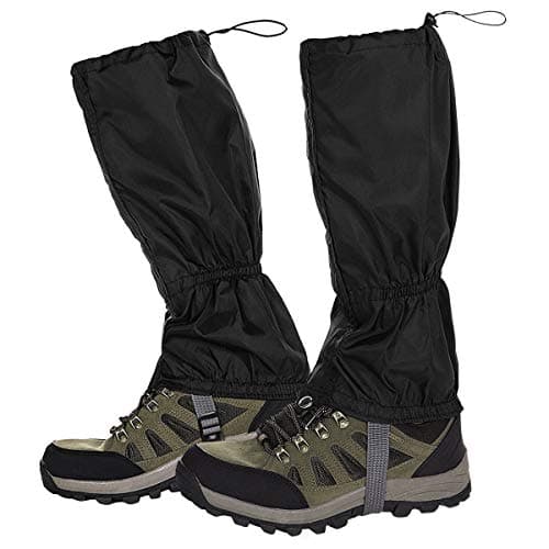 NATUCE Guêtres de Randonnée, Étanche Outdoor Guêtres pour La Montagne, Neige, Randonnée Pédestre, Ski, Marche, Escalade, Chasse