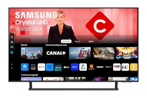 Samsung Téléviseur TU55DU8505 55" (55 Pouces) Crystal UHD 4K Smart TV 2024