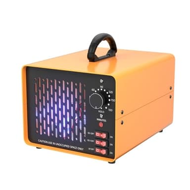 Snowtaros Générateur Ozone 50,000mg/h, Ozone Generator Industriel avec Minuterie 180Min, Destructeur d'Odeur pour 900㎡, Portable O3 Purificateur d'Air pour Voiture Maison Bureau Hôtel