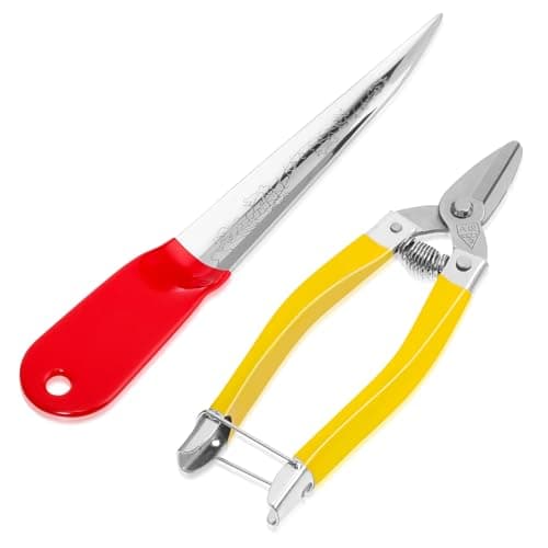Lurrose Kit De Vannerie - Outils De Tissage Du Rotin, Piquet De Panier En Osier, Pioche Et Outil De Réparation - Pour Tisser Corbeille En Métal