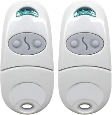 2PCS Télécommande pour Porte de Garage, télécommande pour ouvre-Porte de Garage, transmetteur Porte-clés Portable, 433,92 MHz,Garage Porte télécommande pour Top 432NA/432EE/432 EV/432 M