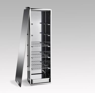 Reber 10043N fumoir vertical, viande, poisson, fromages, légumes, inox, gris