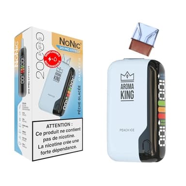 Aroma King Nonic Galaxy II 20000 Puffs Saveur Pêche Givrée 20 mg Effect