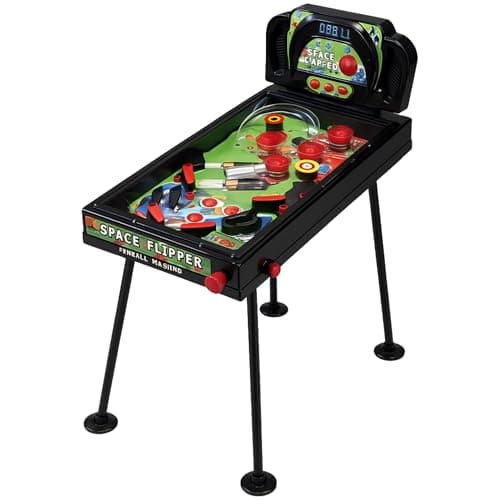 DE VES SPORT Devessport - Pinball Space Flipper avec pieds fixes 64 x 38 x 88 cm + 3 ans effets sonores et lumières