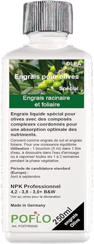 Engrais liquide pour olives Engrais HIGH-TECH pour oliviers 250 ml