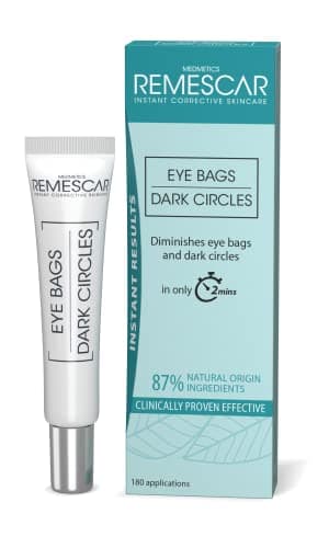 Remescar Poches et Cernes 8ml – Crème Anti-Poches & Anti-Cernes Effet Immédiat – Atténue les Cernes et Décongestionne le Contour des Yeux – Soin Instantané pour un Regard Défatigué