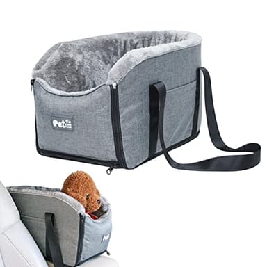 Voiture pour Chien Et Chat, Siège D'appoint pour Petit Chien Et Chat sur Accoudoir Voiture, Parfait pour Les Petits Animaux Compagnie, Nid Voiture Portable pour Chiens Et Chats