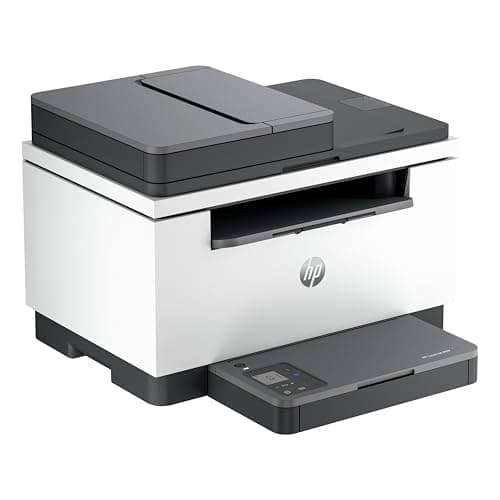 HP Laserjet M235sdw, Imprimante Multifonction A4, Impression Recto Verso Automatique en Noir et Blanc, 27 ppm, WiFi, Ethernet, USB, ADF, Smart, Pas de Fax, Écran LCD à Icônes, Grise