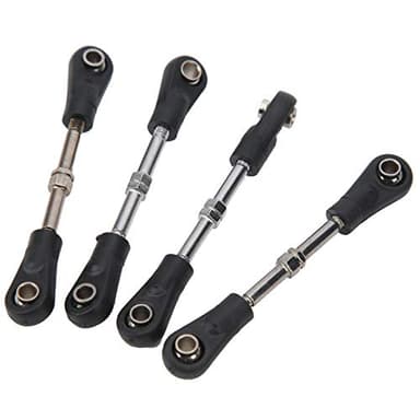 VGEBY Tringlerie de Direction RC, Accessoire de Remplacement de tringlerie de biellette de Direction réglable 4 pièces pour véhicule Tout-Terrain RC 1/10