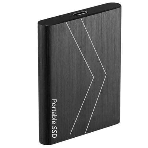 Disque Dur Externe 2To,2.5 Pouces, Portable étanche et Anti-Choc pour PC, Mac, TV, MacBook, Ordinateur Portable, Bureau, Windows -Noir