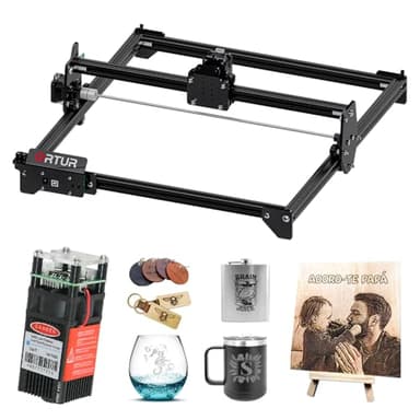 OLM2 Graveur Laser- 5W Machine à Graver Laser pour Métal Bois Acrylique